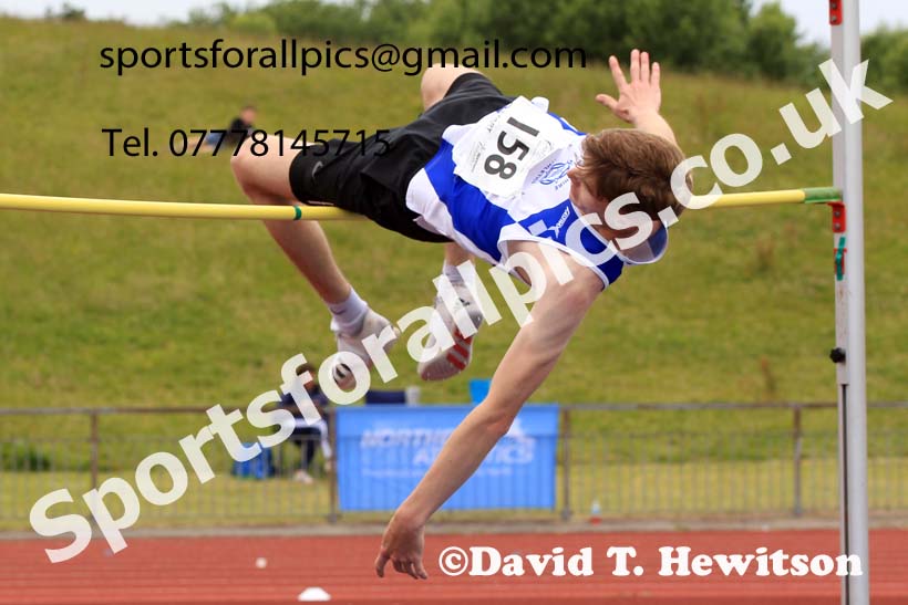 Senior mens high jump, 2022 Northern Senior and Under-20 Champs., Wavertree Athletics Centre, Liverpool. Photo: David T. Hewitson/Sports for All Pics